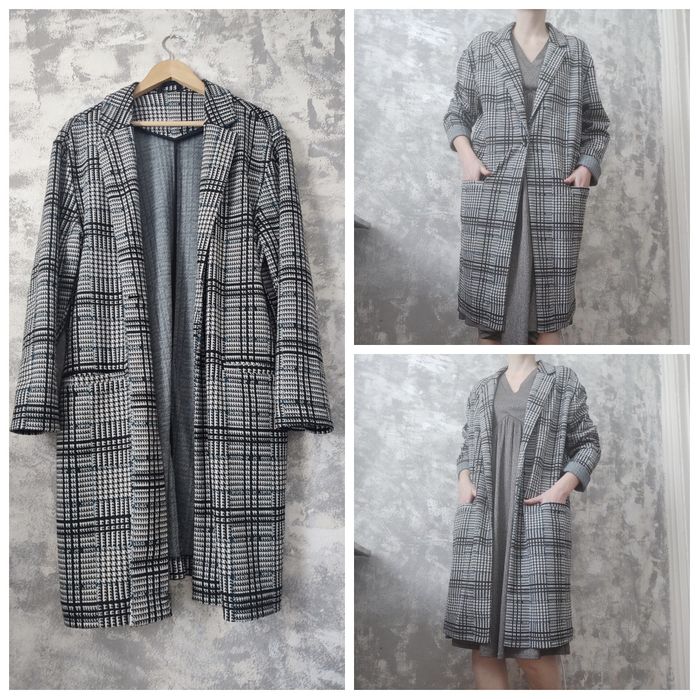 Кардиган оверсайз гусяча лапка