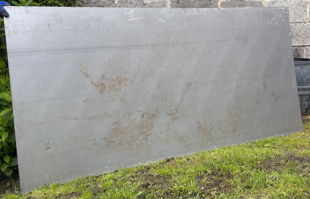 Blacha nierdzewna 1.4301 (AISI 304) – 1000x2000x1 mm – stan dobry