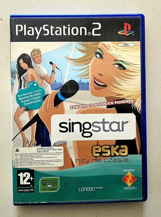 gra singstar + Mikrofony na playstation ps2/ps3 i PC