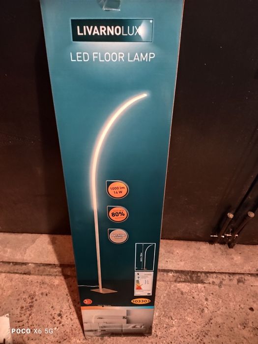 Livarno lampa stojąca LED  nowa