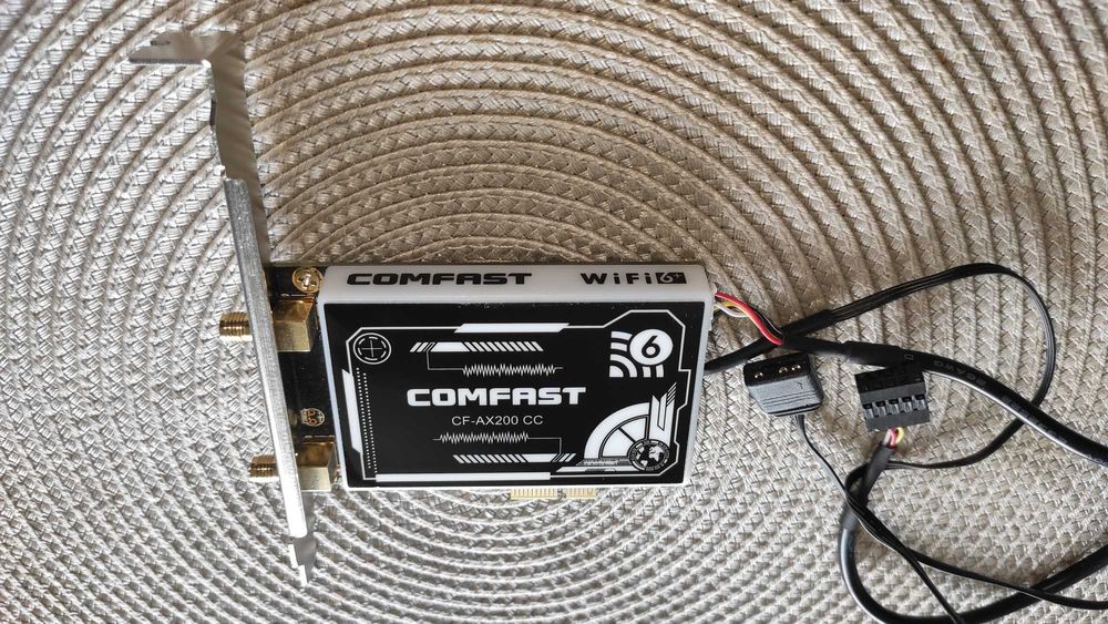 karta sieciowa WiFi6+ Bluetooth 5.2 ARGB