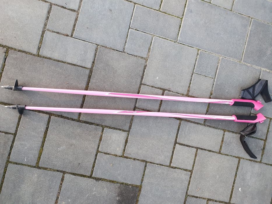 Kije kijki nordic walking trekingowe 105 cm Spokey Lipstick różowe
