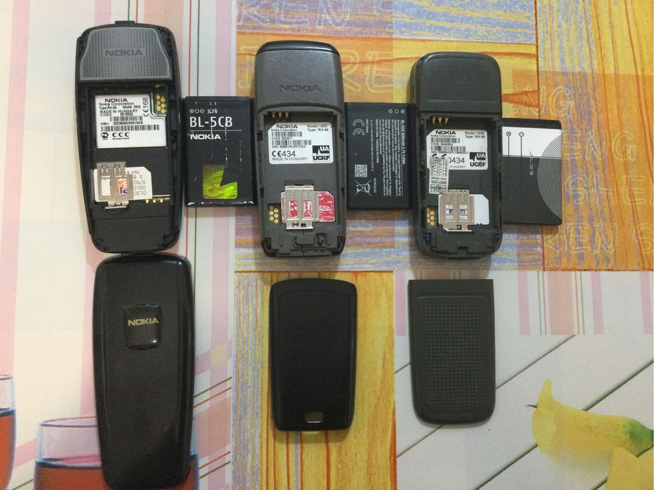 Нокия 2600,Нокия 1600,Нокия 1200.