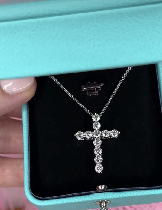 Кольє Graff шт циркон з срібним покриттям 925 п