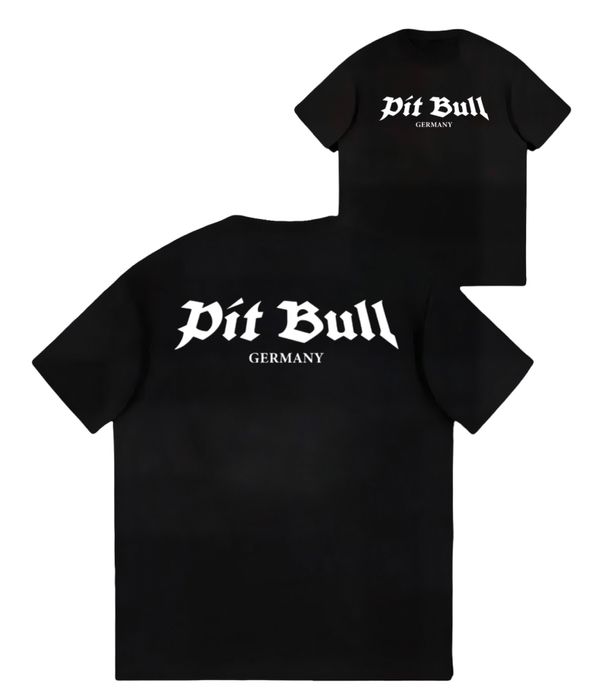 Футболки Pit Bull Germany Logo черные пит буль тишка lonsdale