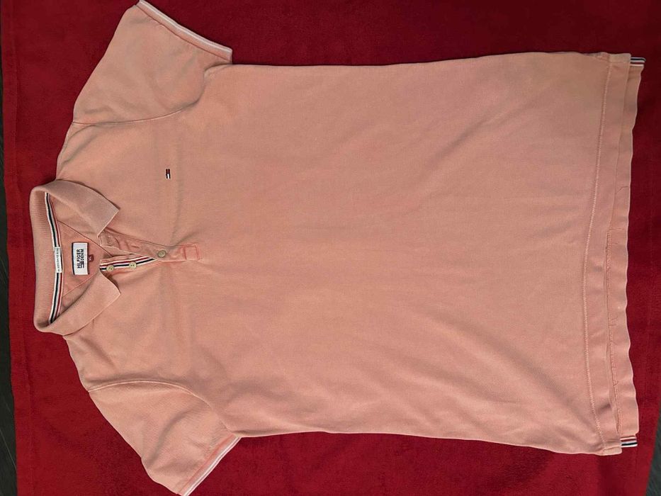 #Hilfiger Denim T-shirt brzoskwiniowy XL