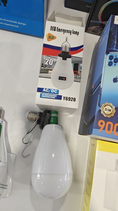 Акумуляторная светодиодная светильник - лампочка 3920 / 6920 20w