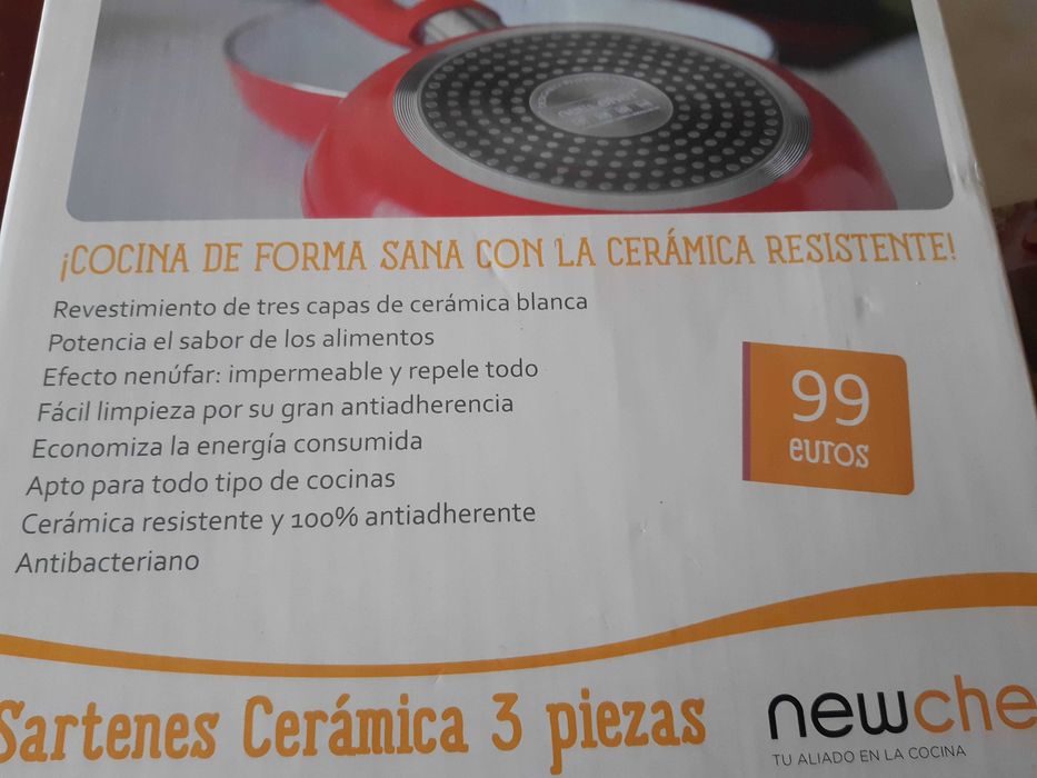Set of 3 frying pans, new, in original packaging, with recipe book64551822067074121