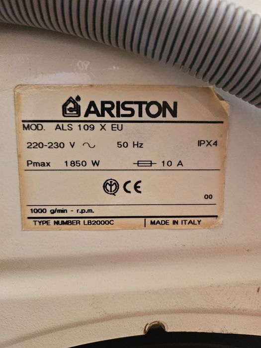 Пральна машина Ariston ALS 109 X EU