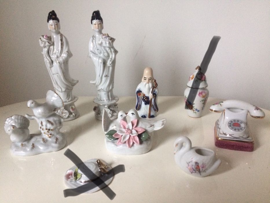 Miniaturas em Porcelana Portuguesa/Chinesa/Japonesa. Foto 3 Desocupar