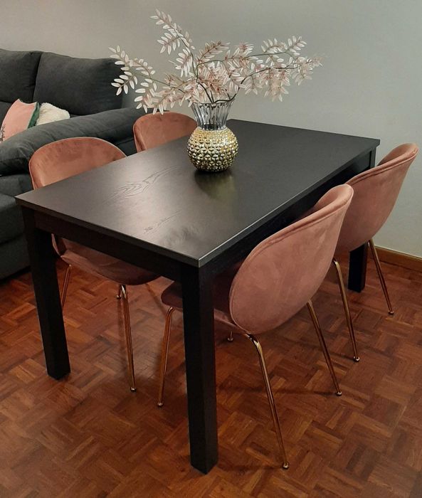 MESA de refeições, extensível, como nova