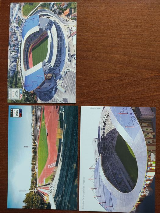 Postais do estádio de Leiria