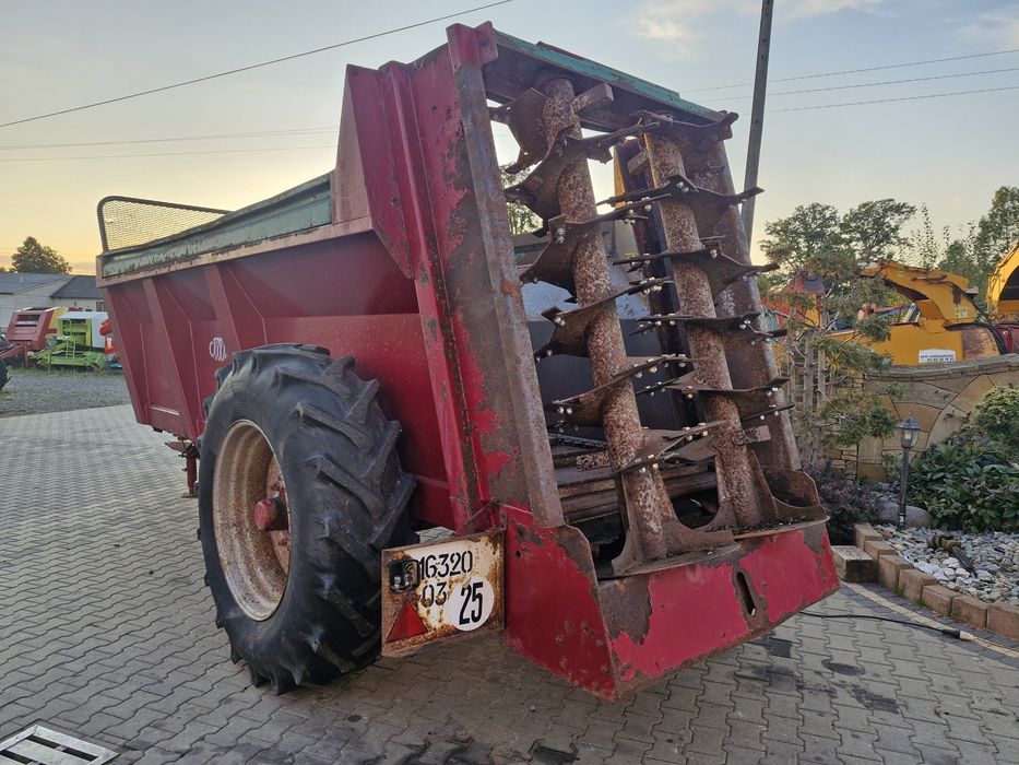 Rozrzutnik obornika Carrat EV10AC 2001 rok Płynny posuw
