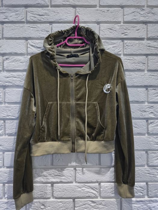 Bluza welur S damska lub 158 dla dziewczynki