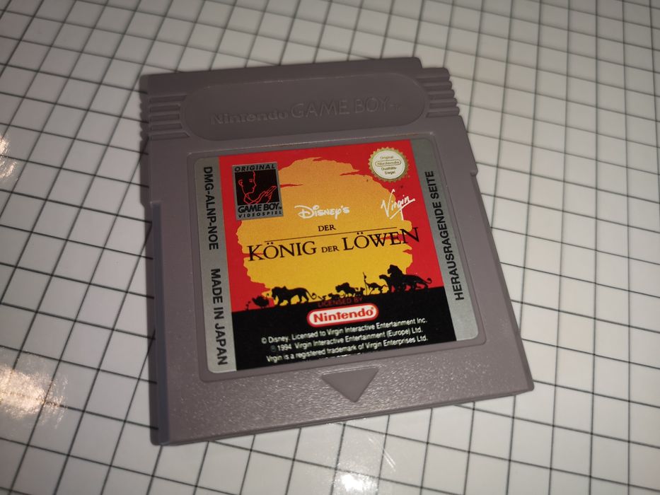 Lion King GAME BOY Nintendo gra ANG (oryginał testowany) kioskzgrami