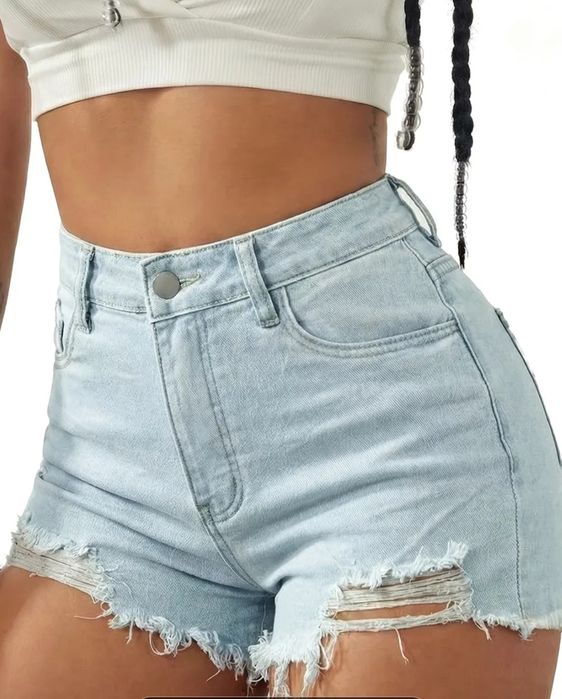 Джинсові шорти жіночі s, m  НОВЕ!