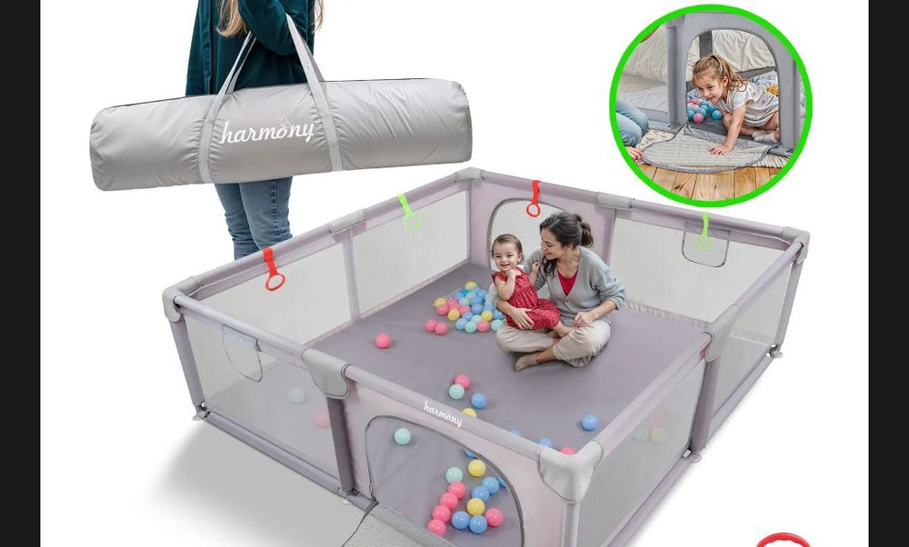 Kojec dla dziecka XXL HARMONY 180x200 cm