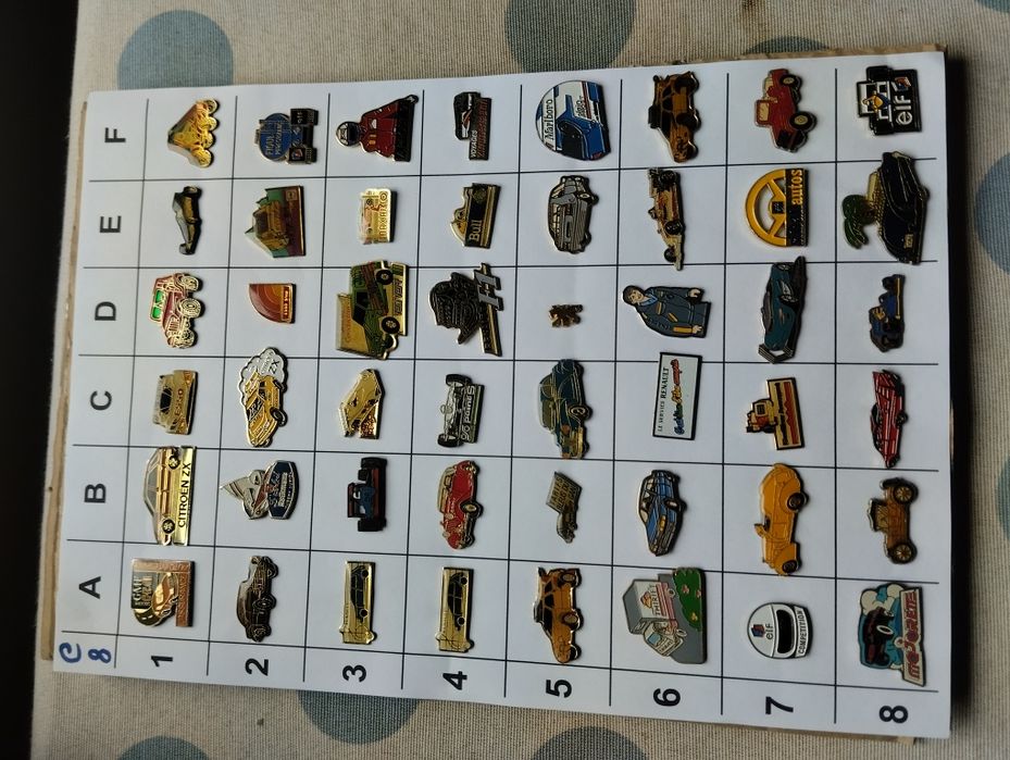 (C) Pins do mundo Automóvel