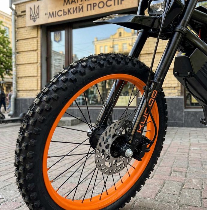Електровпітбайк KUGOO Wish02 pro  — до 60 км/год / амортизатори / 2500Вт