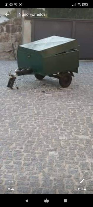 Reboque de carro para caça