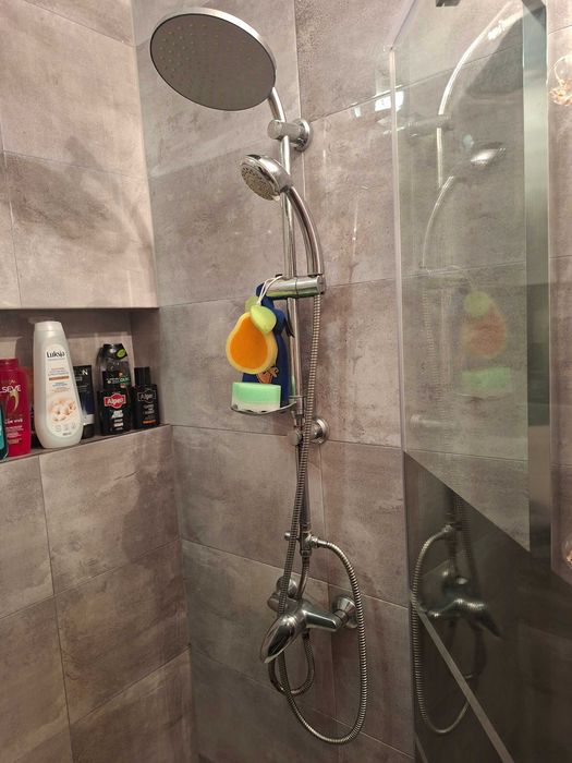bateria prysznicowa z deszczownicą