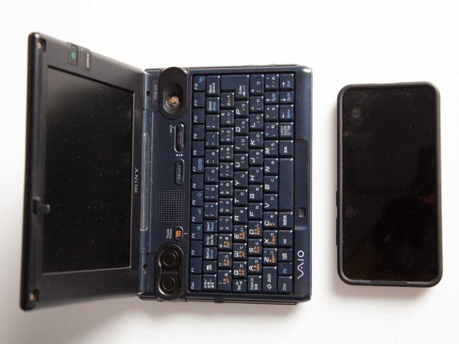 Sony Vaio PCG-U3 - rarytas dla fanów retro komputerów i sprzętu Sony.