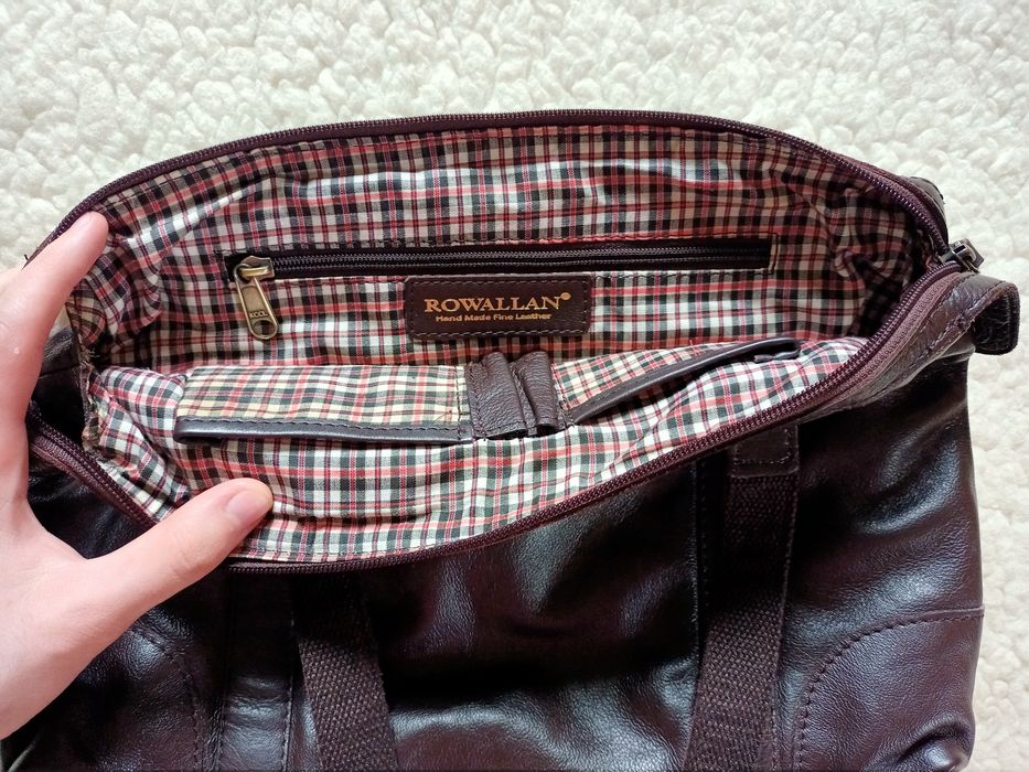 Сумка кожаная унисекс ROWALLAN