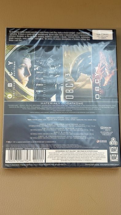 [4BD] Alien Obcy Antologia Blu-ray napisy pl - folia