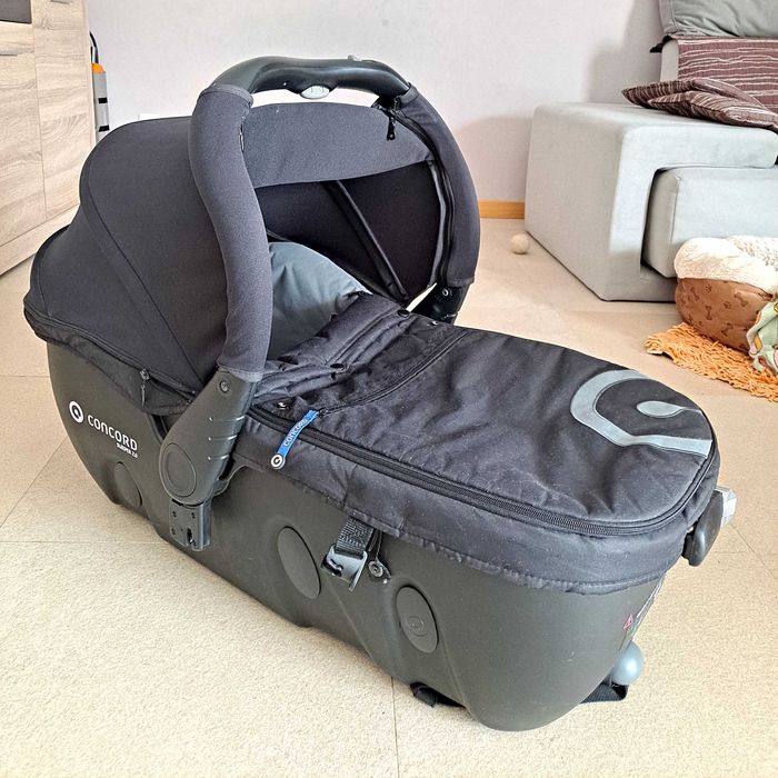 Carrinho Trio Concord Neo + isofix + capa chuva