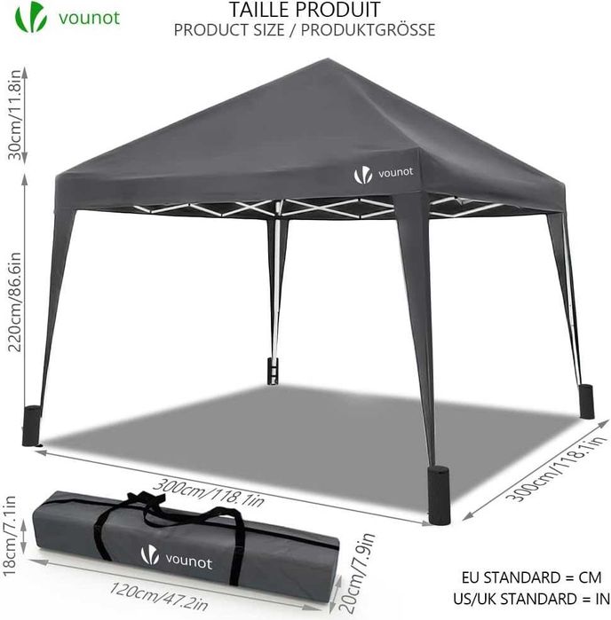 VOUNOT Altana składana 3x3m