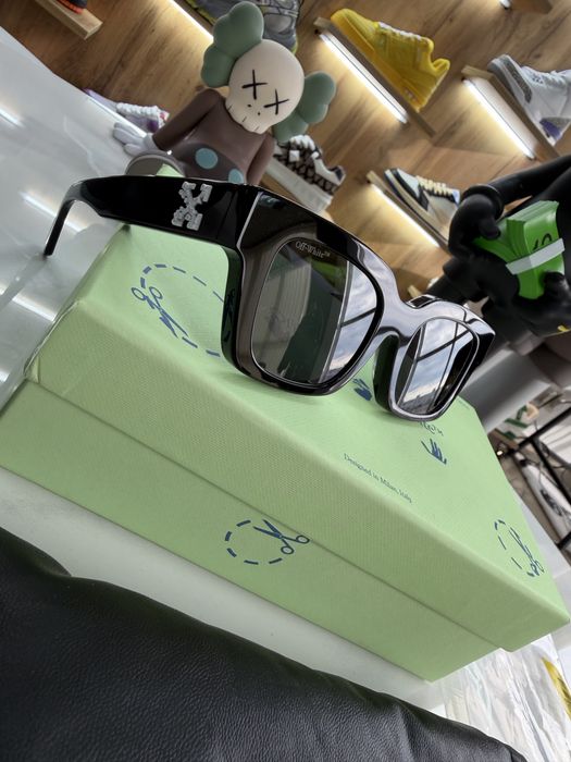 Окуляри Сонцезахисні OFF-WHITE Square Frame By Virgill Abloh Bla — zdjęcie 3