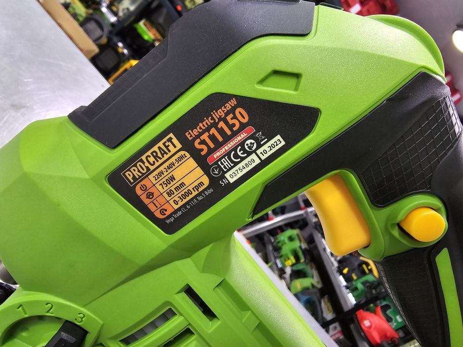 Лобзик Электролобзик ProCraft ST1150 Лазер Подсветка Медная Обмотка