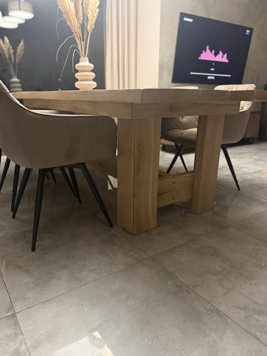 Stół dębowy handmade, możliwość realizacji indywidualnego zamówienia