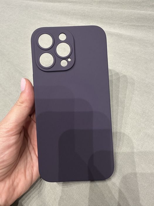 Case, plecki do iPhone 14 Pro Max granat