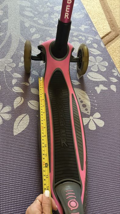 Самокат GLOBBER MASTER LIGHT Pink колеса з підсвіткою, до 50кг