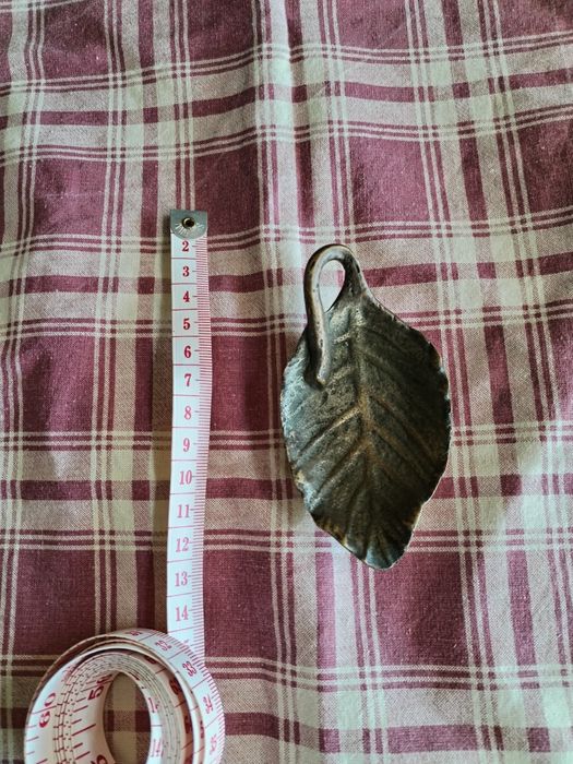 Taça folha em latão