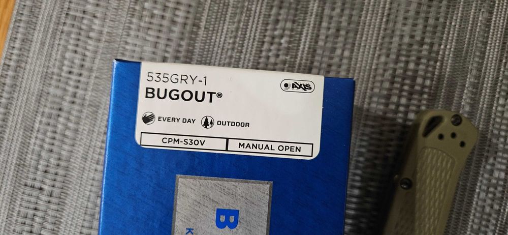 Nóż Benchmade Bugout 535 GRY-1