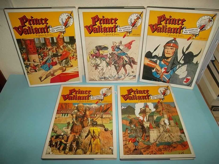 PRINCE VALIANT - Hal Foster - Completo 17 volumes Éditions Zenda