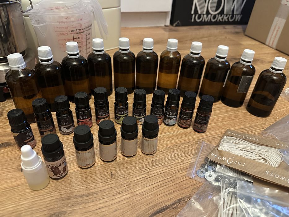 Duży zestaw do robienia świec