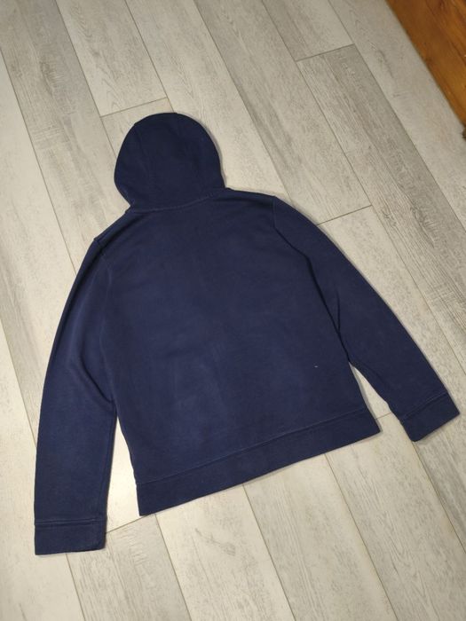 Nike оригинал — синяя кофта с капюшоном, на молнии