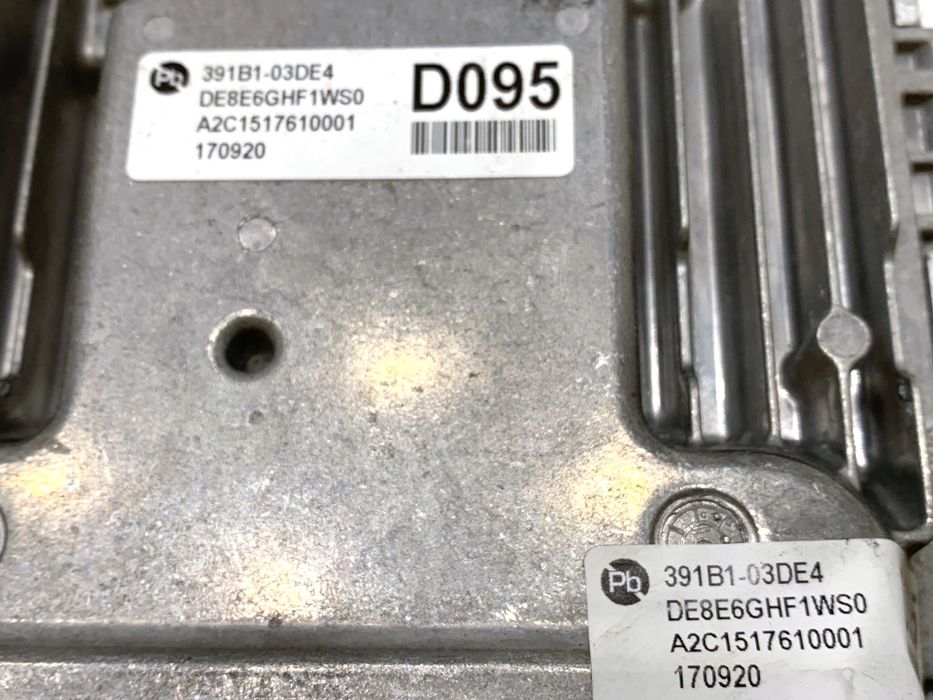 KOMPUTER SILNIKA KIA NIRO 391B1-03DE4 1.6 105KM STEROWNIK MODUŁ, ECU