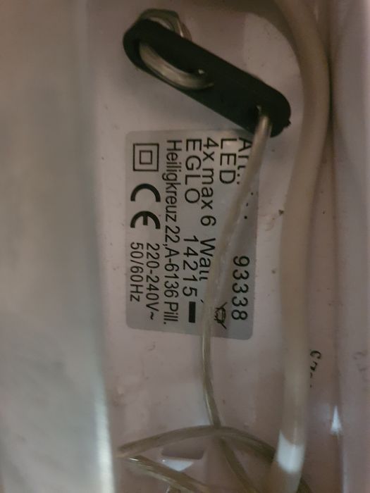 Lampa ledowa biała stan idealny