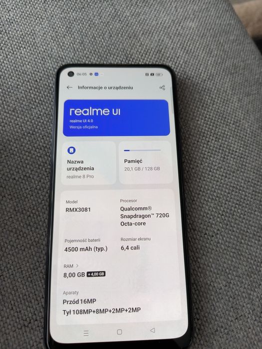 Realme 8 pro 8/128