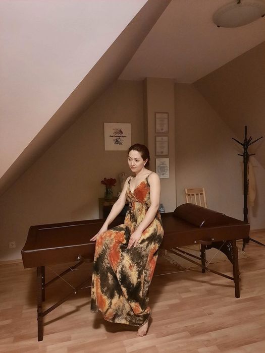 Dotyk ukojenia, masaż relaksacyjny na macie, otulenie, oddech