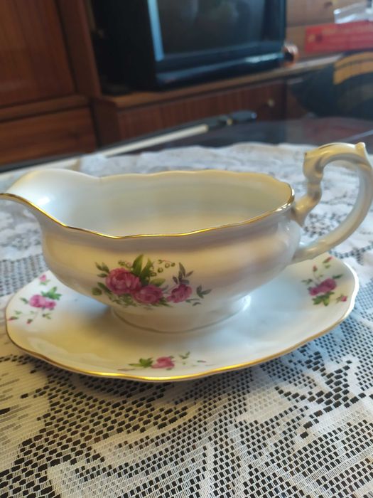 Komplet sosierka wazoniki.maselniczka