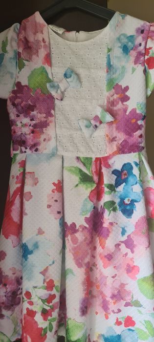 Vestido às Flores criança 10 anos