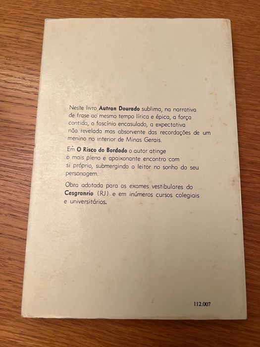 O Risco do Bordado    AUTRAN DOURADO