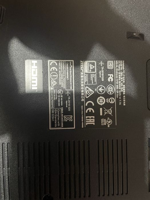 Laptop gamingowy msi