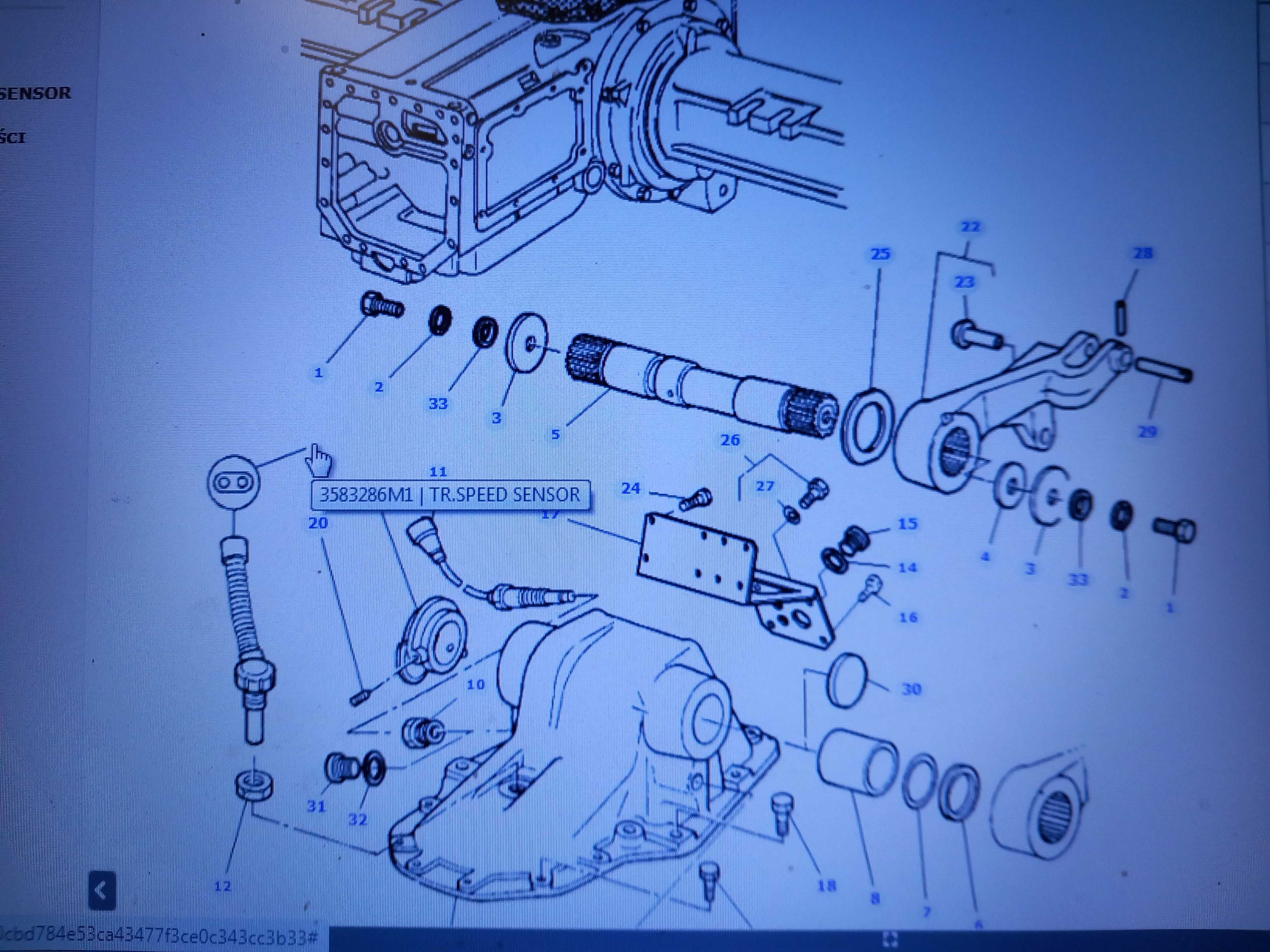 ER262846 CEWKA ELEKTROZAWORU HI-LO MFWD JOHN DEERE ORYGINAŁ