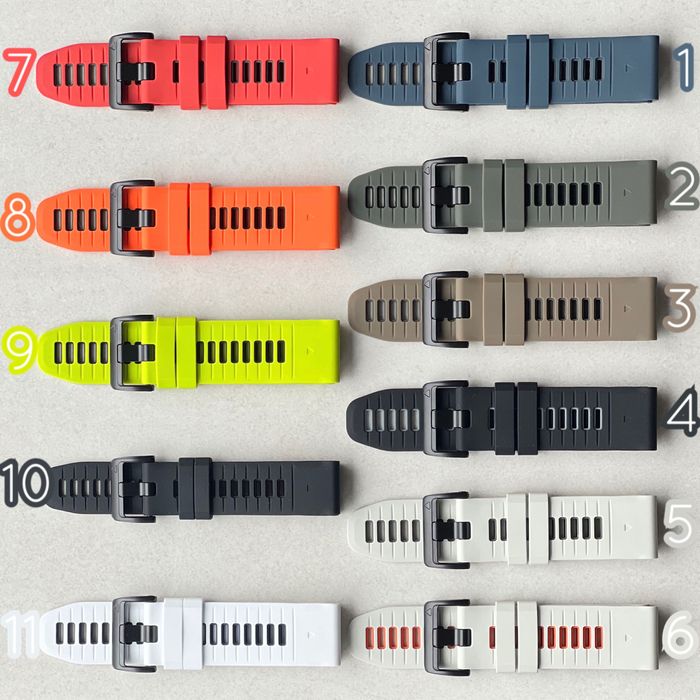 22мм 26мм quick fit ремінці силіконові для годинника Garmin браслет